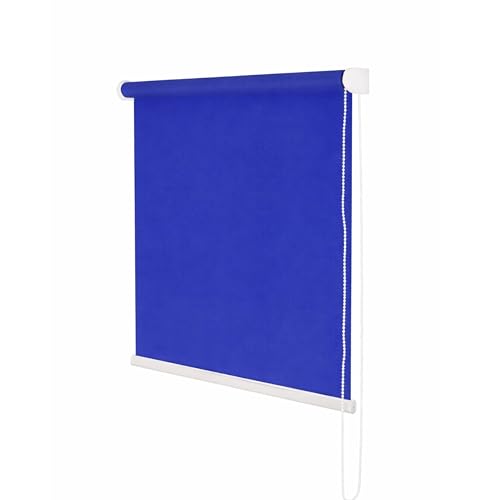 Weida | Estores Enrollables Translúcidos Y Lisos | para Ventanas Y Puertas | De 180x100cm | con Tejido De Calidad Y Fácil Instalación | Estor Enrollable Tipo Store (1, Azul Oscuro)