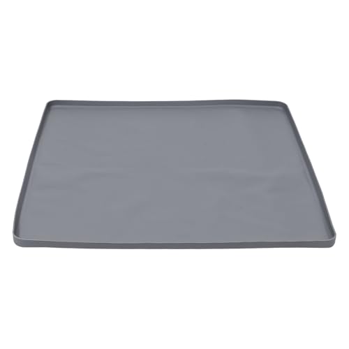 Bandeja para lavavajillas de silicona impermeable y antideslizante con bordes elevados Cabilock