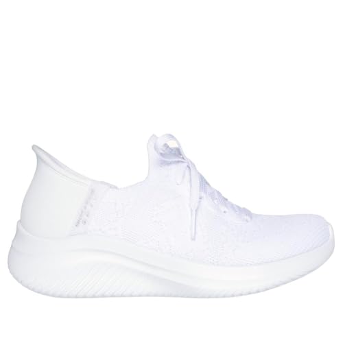Skechers Skechers Women's Martha Stewart Ultra Flex 3.0-Back on Track Hands Free Slip-ins, White=wht, 6.5