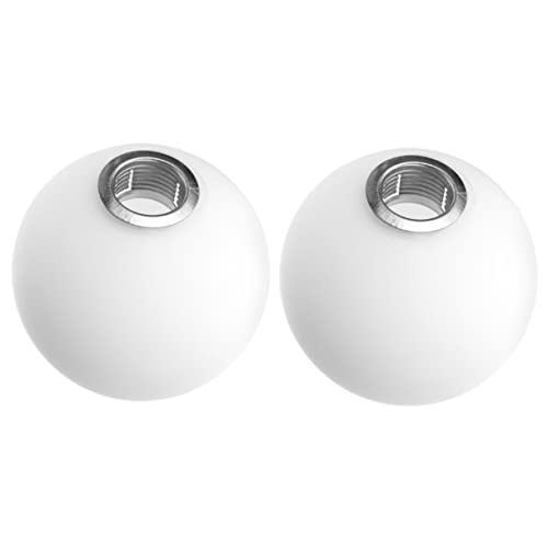 Hemobllo 2piezas Pantalla De Lámpara De Vidrio Esférica Reemplazo Para Lámparas De Techo Accesorio Decorativo Para Crear Acogedores Luces De Cadena