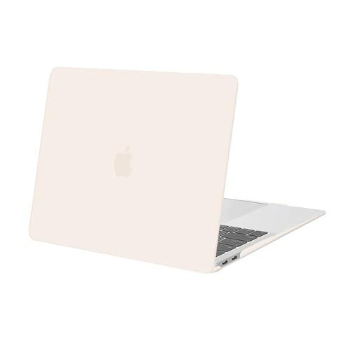 Image of MOSISO Compatible with MacBook Air 13 inch Case 2022 2021 2020 2019 2018 Release A2337 M1 A2179 A1932 Touch ID, Plastic Hard Shell Cover Compatible with MacBook Air 13.3 inch Case, Beige