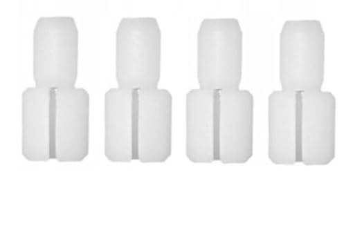 Bettecso 4 pcs clips de boulon régulateur de porte arrière et fenêtre pour vitre de voiture, compatible avec VW, Seat, Skoda 6N0839511 922751 – vue 9