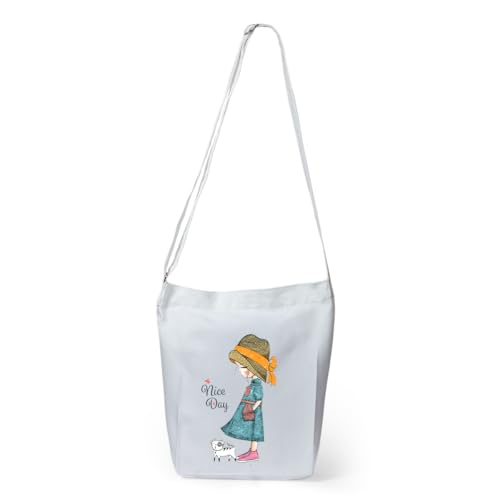 Image of Lify Women's Retro Large Size Canvas Shoulder Bag Hobo Crossbody Handbag Casual Tote - 1 Piece