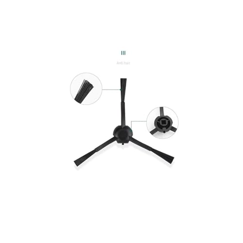 Zamiennik kompatybilny z Xiaomi Robot Vacuum S20+ / S10 Plus / B108GL / B105 / B108CN B113CN Część Główna szczotka boczna Hepa szczotka boczna Mop(Set 2)