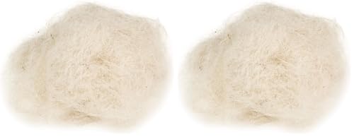 ARQUIVET Poil de chèvre 100 g - Matière de nid d'oiseau - Accessoires de nid d'oiseau - Fibres de Cheveux de chèvre (Lot de 2)