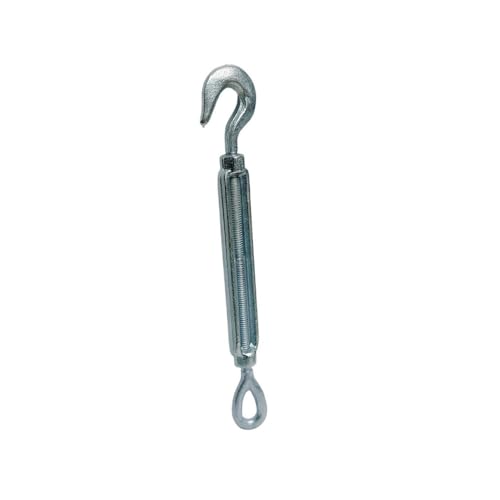 Prolinemax tensor galvanizado con gancho y ojal de 5/8'' x 6'' con capacidad de 2250 lbs, acero forjado miniatura 3