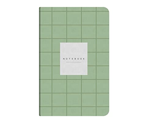 Image of FACTOR NOTES 100 GSM A5 Notebook: Plain | 144 Pages (Green Grid)
