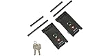 SKB TSA Locking Latch Kit (2-Piece), Medium, Black