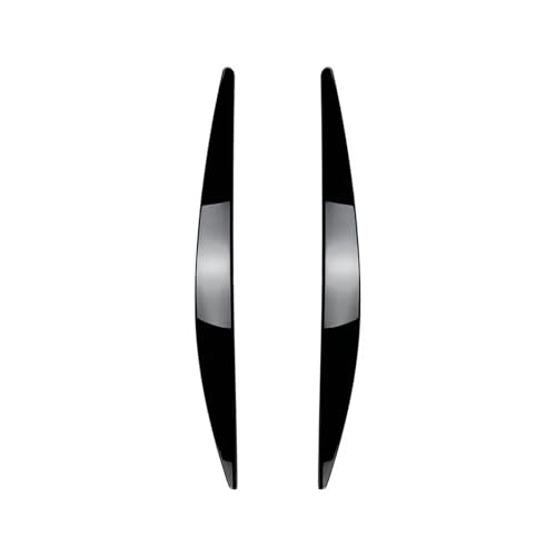 Sourcils de phares auto pour Skoda Octavia MK3 2015 garniture paupière noir