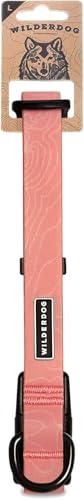 Image of Wilderdog Waterproof Dog Collar - Repels Water & Dirt - Large 17 inch-24 inch - Guava