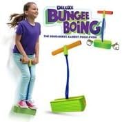 Geospace Jumparoo Deluxe Bungee Boing Foam Bouncing Toy - The Squeakiest, Easiest Pogo Stick Ever! for Kids 3 Years & Up, Pogo Stick