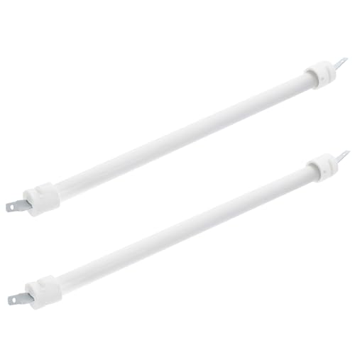 Cabilock 2 Piezas Tubo Calefactor Eléctrico de Cuarzo para Calefactor Alta Resistencia Térmica para Uso Interior y Exterior Calentamiento Uniforme y Rápido