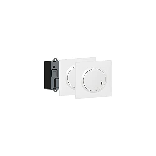 Legrand 600699 Prêt-à-poser dooxie créer un va-et-vient avec 2 commandes sans fil et 1 micromodule livré complet, blanc