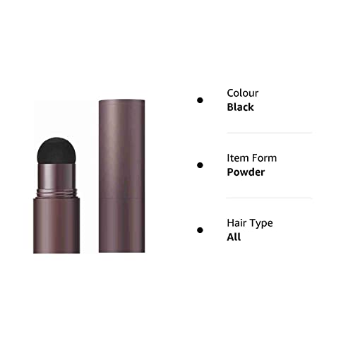 Natural-Hairline-Powder-Hair-Shading-Sponge-Pen-Hairline-Shadow-Powder-Stick-Quick-Root-Touch-Up-Waterproof-Hair-Root-Concealer-For-Thinning-Hair-Paired-With-3-pairs-of-eyebrow-stamp-Black