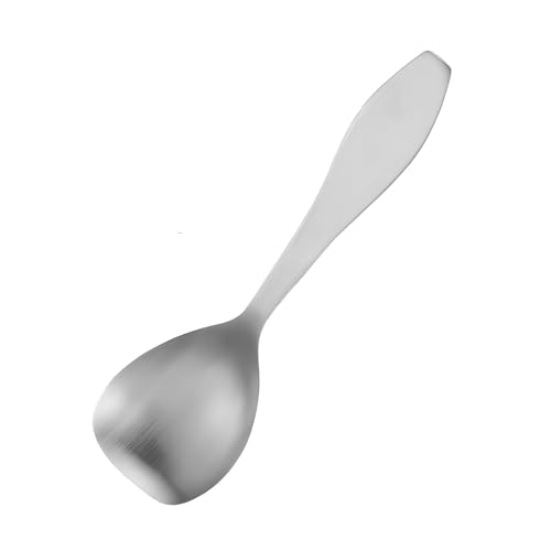 IMEEA 9.3-Inch Small Spatula Solid Turner SUS304 Stainless Steel Solid Spatula Metal Serving Spatula for Small Pans