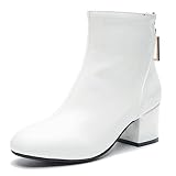 White Heeled Booties