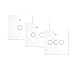 Interruttore luce touch da parete WiFi RF433 Telecomando wireless...