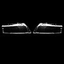 WENINETIES Automotive Scheinwerferblenden für Audi A8/D3 2005 2006 2007 2008 2009 2010, Auto Scheinwerfer Schatten Scheinwerfer Abdeckung Klare Linse Shell