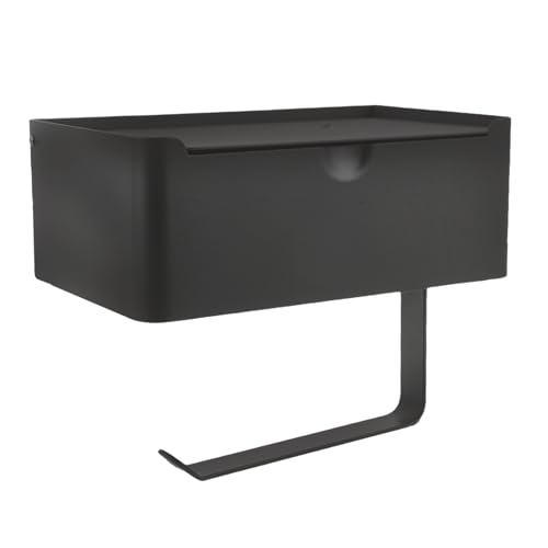 LIFKOME Soporte Papel Higiénico Montaje sin Taladro con Dispensador de Bolsa y Estante Organizador para Baño Moderno