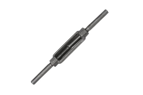 Mazzella TB001IM19 Tensor con extremos Stub End, 1 pulg x 6 pulg, límite de carga 10,000 lbs
