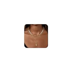 Tag pendant necklace