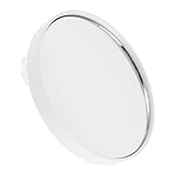 Uonlytech Kosmetikspiegel mit Saugnapf 20 Fach Vergrößerung 86cm Runder Badezimmerspiegel Wandmontiert ohne Bohren Feuchtraumgeeignet Verstellbar