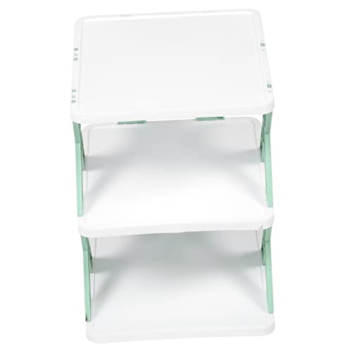 OUNONA Shoe Tower 6 Tier Foldable Over The Door Shoe Organizer Storage Rack for Home Dorm