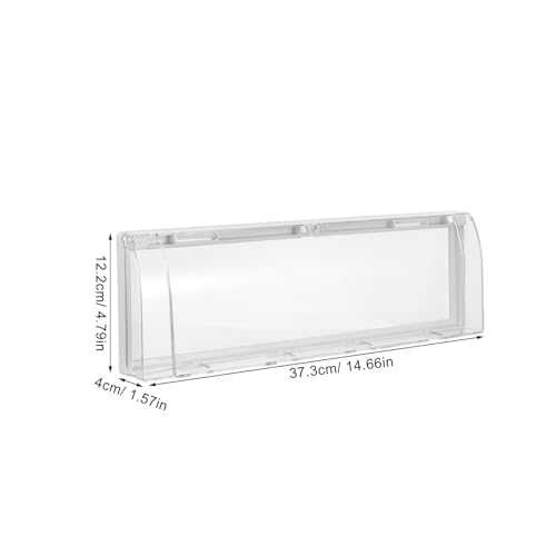 Couvercle adhésif étanche 4 modules KOMBIUDA transparent pour prise - 2