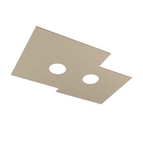 Plafonnier 2 lampes LED cintré pour sublimer les plafonds bas