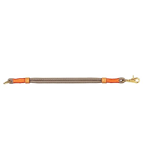Michur Monaco Grau, Hundehalsband Hellgrau Verstärkung und Tau, Rund mit Polyamidkern, hundehalsband Nylon geflochten, Halsband für Hunde