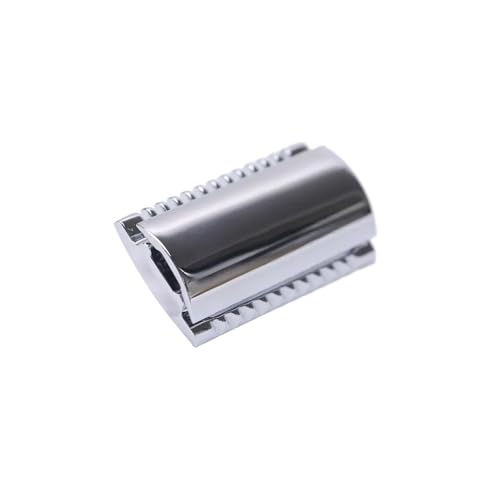 Maquinilla De Afeitar For Hombre De Doble Peine Y Doble Nivel De Agresividad, En Cromo