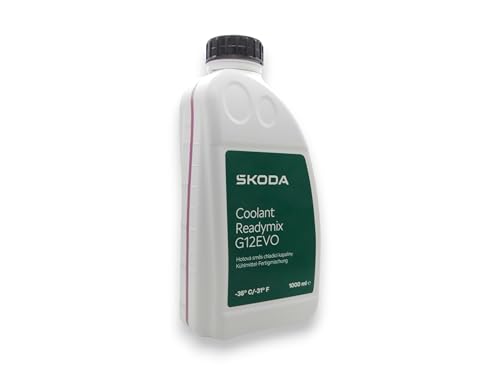 Skoda 000096320JG Kühlflüssigkeit G12evo Kühlmittel Fertigmischung 1L Flasche