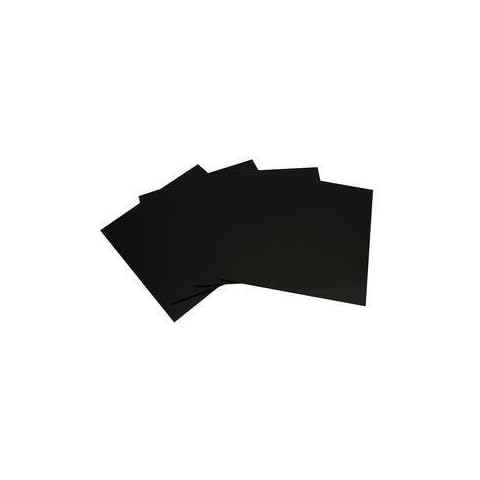 4" Black Glass Fusible Squares 96 COE - 4 Pack - by iDichroic Cover