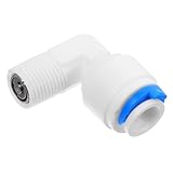 Veemoon Wassertube Schnellkupplungsventil Rückschlagventil Für Wasserfilter Kompatibel Mit Ro-systemen Und Wasserreinigungsanlagen Einfache Installation Ohne Werkzeug