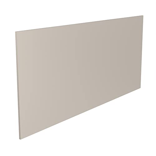 Kitchen Kit Flatpack Unit - Slab Door - Screwless Quick Build Kitchen Unit - Panel - Breakfast Bar Back - 2100x900mm - Light Grey Matt