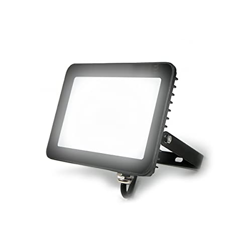Refletor Holofote Luminária LED 50w Eco Clean Branco Frio Casa Decoração Jardim Loja
