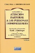 Atención pastoral a personas homosexuales 8482391461 Book Cover