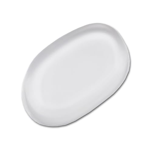 Éponge de maquillage en gel de silicone professionnel – lavable, n'absorbe pas le produit, économie de base de teint et de maquillage liquide – Facile à nettoyer,...