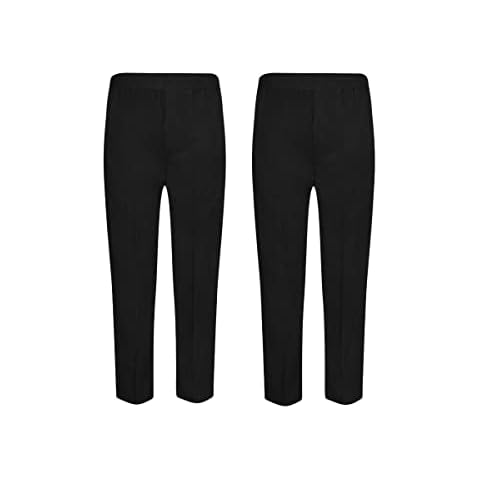L S U Boys Pull Up Trousers for School Cover