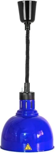 Lampe chauffante rétractable bleue de buffet et conservation aliments