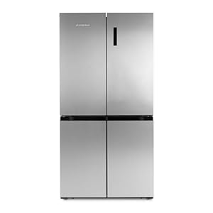 IQ30-XD183X Cross Door Fridge Freezer – Inox Stainless Steel Finish, Frost Free, Large Capacity, Multi Airflow Cooling, Energy Efficient