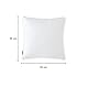 Kissenbezug 35x35 Baumwolle Premium Satin 2er Set Kissenhülle Deko für Kissen Sofa/Bett Stoff Superweicher Resistent Hypoallergen Anti-Milben Kopfkissenbezug mit Verdecktem Zip Voll Waschbar