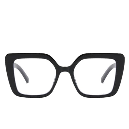 Image of Shiratori Blue Light Blocking Glasses with Rectangle Frame and Chic Preppy Look for Women , Computer Glasses