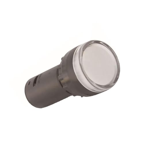 Luz indicadora blanca AD17-22/DC220V W piloto LED industrial 22mm