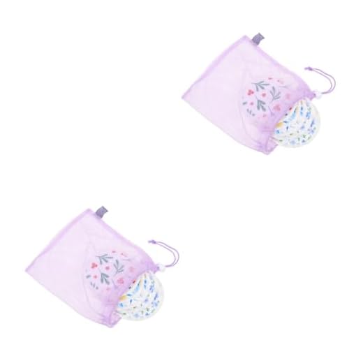 VICASKY 2 Conjuntos De Almofada De Amamentação Almofadas De Bambu Para Amamentação Almofadas De Mama Reutilizáveis ​​Almofadas De Amamentação Pós-Parto Almofada Lavável De 10 Cm Mãe