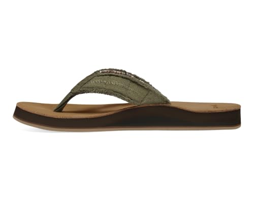 Image of Sanuk Fraid Not Mens Flip Flops - Lightweight Beach Sandals