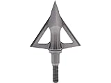 New Archery Products Endgame 2-Blade 100 Grain Titanium Razor-Sharp Fixed Blade Arrow Broadheads for Compound Bows (3 Pack)