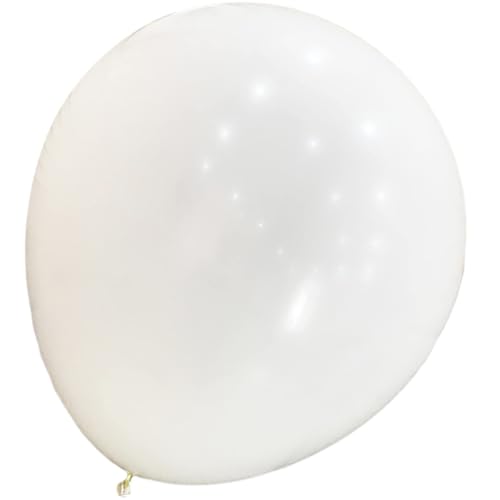 Ballon géant latex blanc 120" décoratif rond pour shooting photo et fête