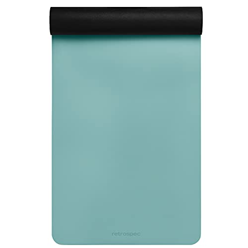 Retrospec Laguna 5mm Yoga Mat - Fitness Mat for Women, Men & Children, Slip-Resistant and Moisture Absorbing Exercise Mat for Home, Pilates, Yoga and Floor Workouts Blue Ridge by Retrospec - Image 3
