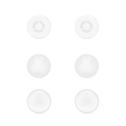 Image of Lenovo Legion Go Joystick Caps - Glacier White Replacement Thumb Grips for Enhanced Gaming Precision Compatible with Nintendo Switch, PS5, Xbox Controllers Enhanced Comfort & Grip